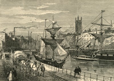 Bristol, von St. Augustines Quay, 1898 von Unbekannt