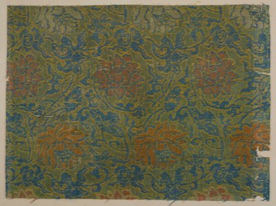 Broschiert, Seide. Ein Muster, Edo-Periode, 1615-1868 von Unbekannt
