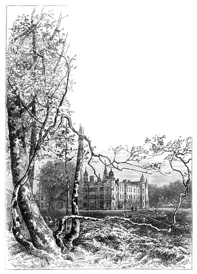 Burleigh House Gärten, Stamford, Lincolnshire, 1900 von Unbekannt