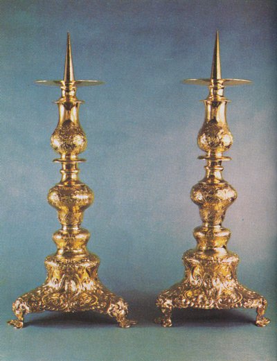 Kerzenhalter, ca. 1662, 1953 von Unbekannt