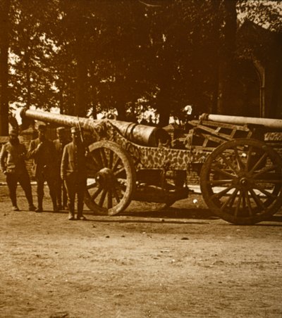 Kanone, ca. 1914-1918 von Unbekannt