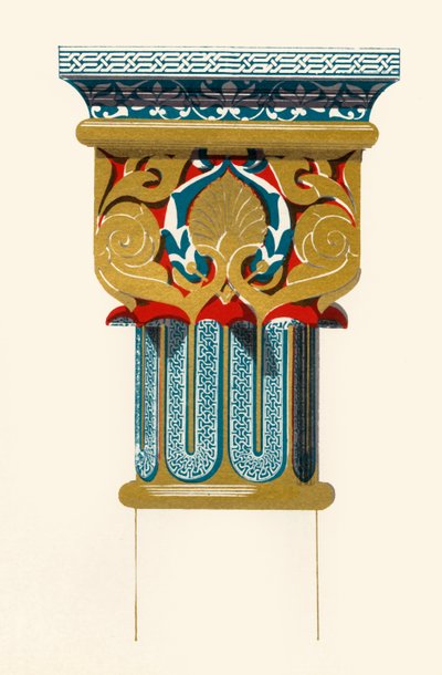 Kapital der Säulen, Löwenhof, 1907 von Unbekannt