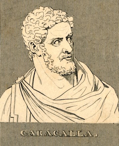 Caracalla, 188-217 n. Chr., 1830 von Unbekannt