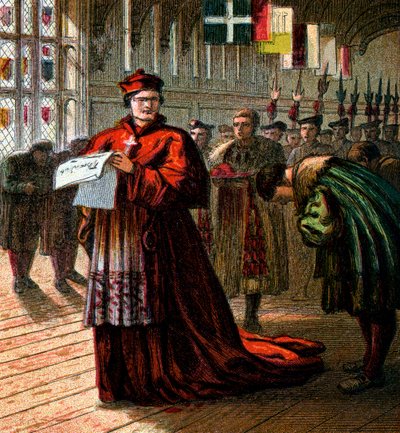 Kardinal Wolsey, um 1850 von Unbekannt
