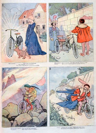 Karikaturen aus der Legende von Faust, 1894 von Unbekannt