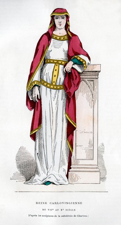 Karolingische Königin, 7.-10. Jahrhundert, 1882-1884 von Unbekannt