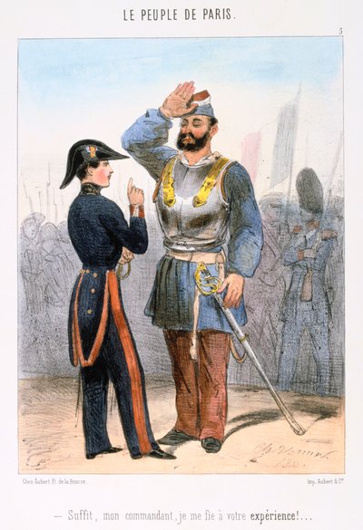 Karikatur zur Pariser Kommune, 1870er Jahre von Unbekannt