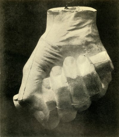 Abguss von Lincolns rechter Hand, 1860, 1930 von Unbekannt