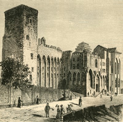 Papstschloss, Avignon, 1890 von Unbekannt