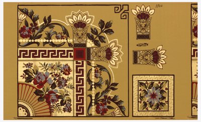 Deckenbordüre (USA), 1875–1906 von Unbekannt