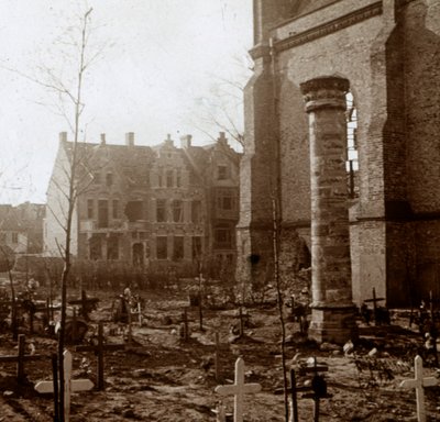 Friedhof, Nieuwpoort, Flandern, Belgien von Unbekannt