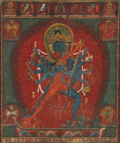 Chakrasamvara und Vajravarahi, 1575-1600 von Unbekannt