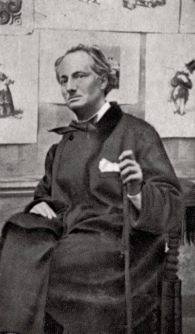 Charles Baudelaire, französischer Dichter und Kunstkritiker, 1857 von Unbekannt