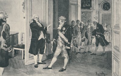 Karl und Ferdinand in Bayonne, 1808, 1896 von Unbekannt