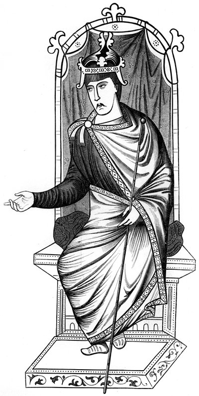 Karl der Kahle, 9. Jahrhundert, 1849 von Unbekannt
