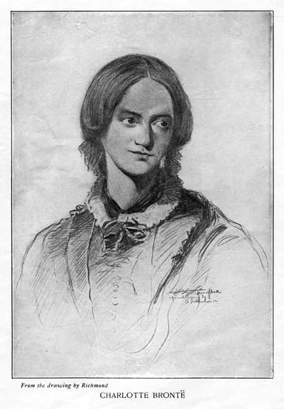 Charlotte Brontë, englische Schriftstellerin, 1906 von Unbekannt