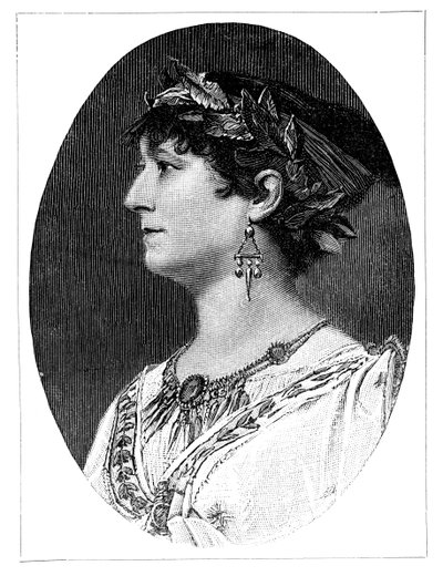 Charlotte Wolter, österreichische Schauspielerin des 19. Jahrhunderts, 1900 von Unbekannt