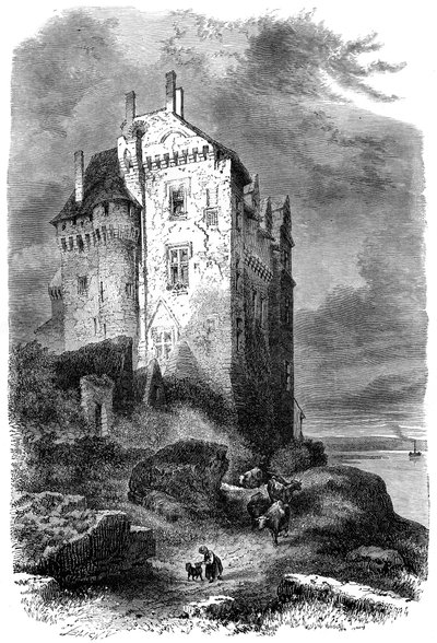 Schloss Montsoreau, Frankreich, 15. Jahrhundert, 1882-1884 von Unbekannt