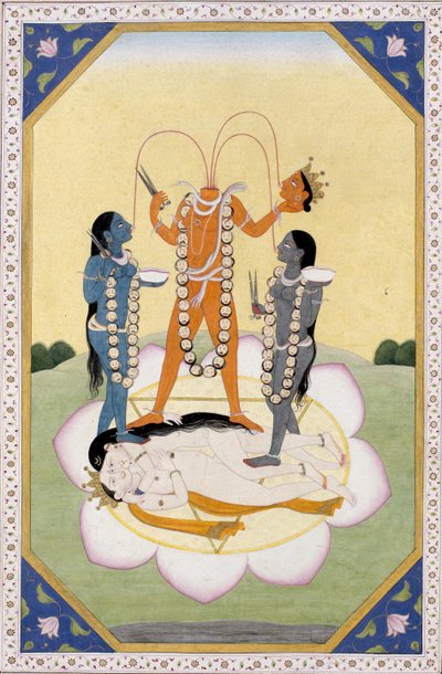 Chhinnamasta, um 1800 von Unbekannt