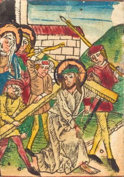 Christus trägt das Kreuz, ca. 1470-1480 von Unbekannt