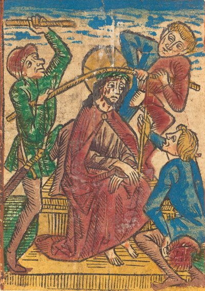 Christus mit Dornenkrone, ca. 1490 von Unbekannt