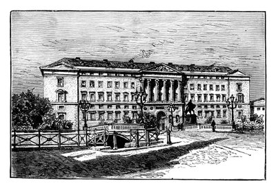 Schloss Christiansborg, Kopenhagen, Dänemark von Unbekannt