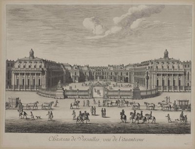 Schloss Versailles im Jahr 1682, 1682 von Unbekannt