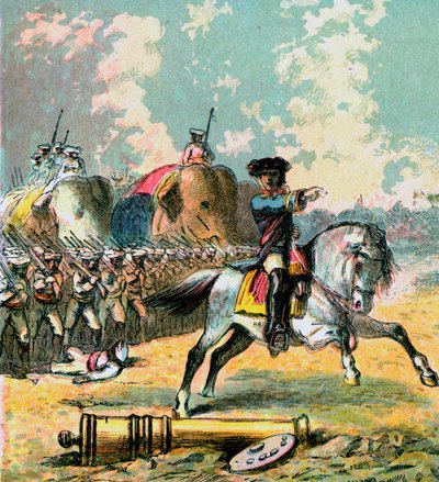 Clives Siege in Indien, um 1850er Jahre von Unbekannt