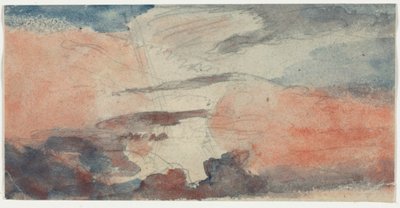 Wolkenstudie, 1800er von Unbekannt