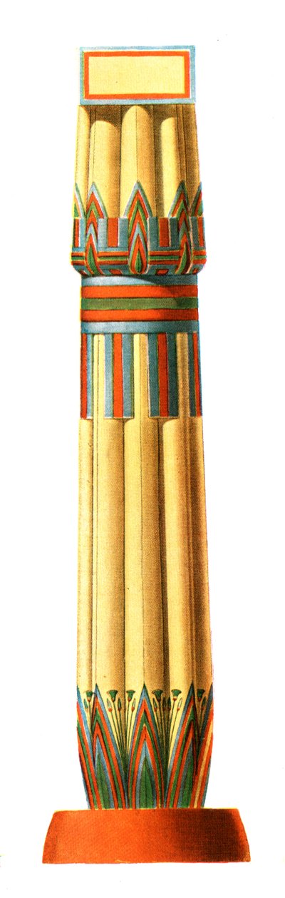 Säule aus Luxor, Ägypten, 1928 von Unbekannt