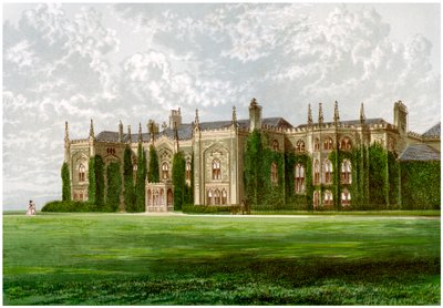Combermere Abbey, Shropshire, Heim von Viscount Combermere, um 1880 von Unbekannt