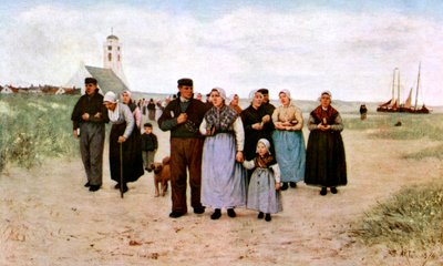 Nach der Kirche, 1926 von Unbekannt