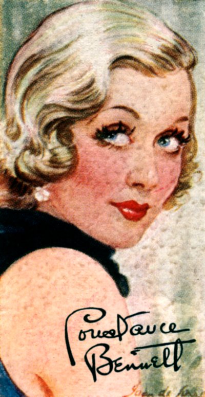 Constance Campbell Bennett, 1904-1965, US-amerikanische Schauspielerin, 20. Jahrhundert von Unbekannt