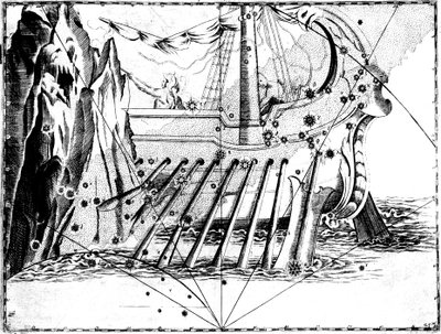 Konstellation des Argo Navis, 1723 von Unbekannt