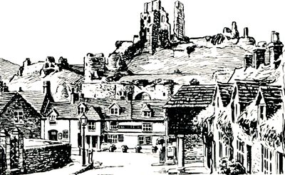 Dorf Corfe, 1929 von Unbekannt