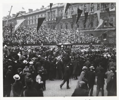 Krönungsprozession, London von Unbekannt