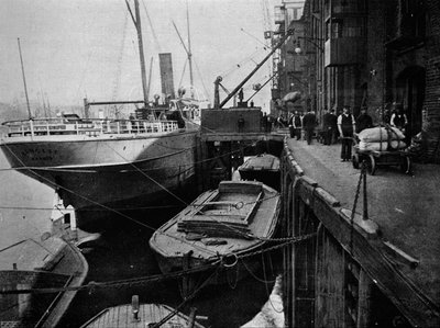 Cottons Wharf, Tooley Street, London, um 1900-1901 von Unbekannt