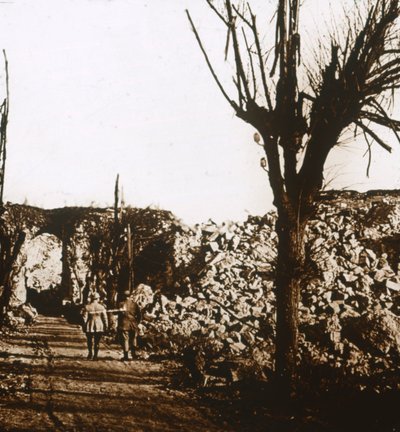 Coucy-le-Château, Frankreich, ca. 1914-ca. 1918 von Unbekannt