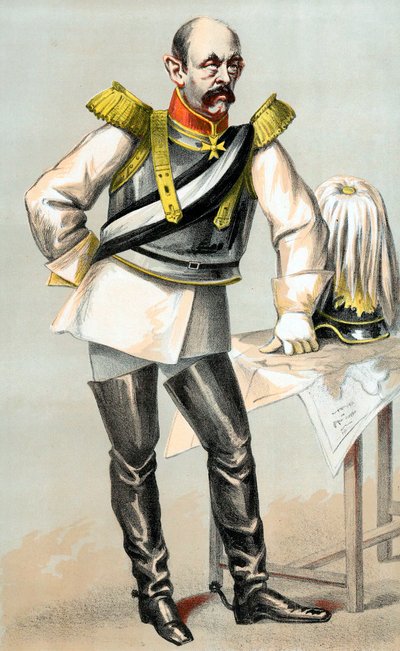 Graf Otto von Bismarck, preußisch-deutscher Staatsmann von Unbekannt