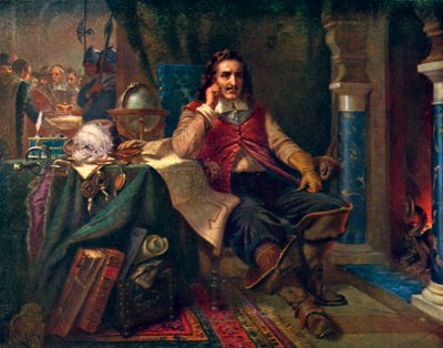 Cromwell lehnt die Krone ab, 1925 von Unbekannt