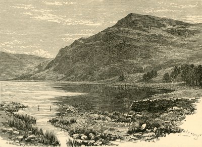 Cwm Buchan See und Craig-Y-Saith, 1898 von Unbekannt