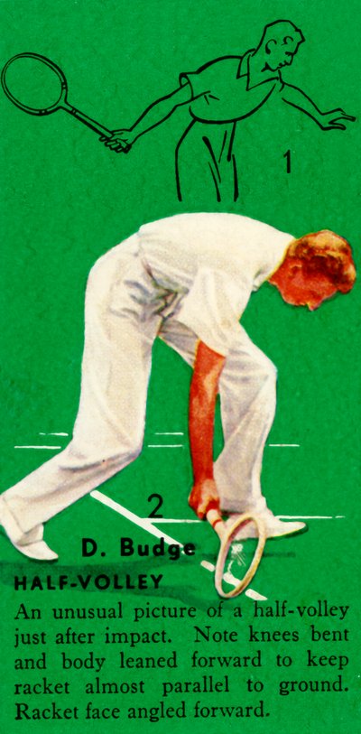 D. Budge - Halbvolley, ca. 1935 von Unbekannt
