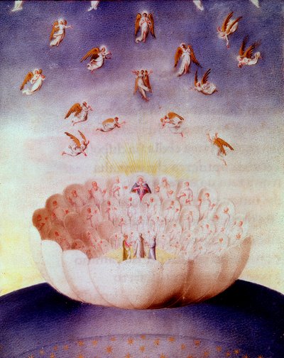 Dantes Vision des Himmels, 15. Jahrhundert von Unbekannt