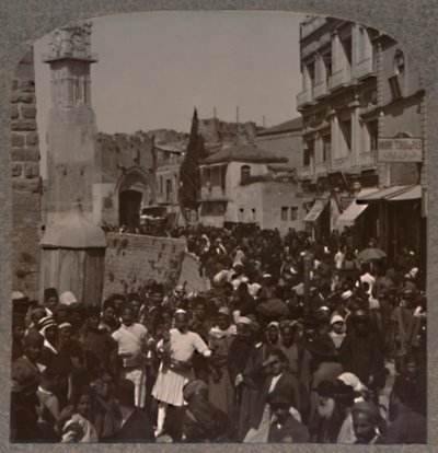 Davidstraße, Jerusalem von Unbekannt