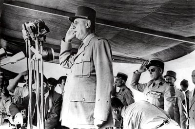 De Gaulle in Algerien, Mai 1958 von Unbekannt