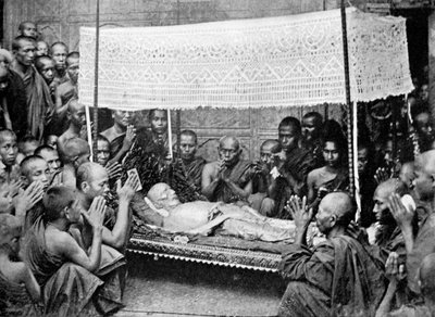 Todesritual, Burma, 1920 von Unbekannt