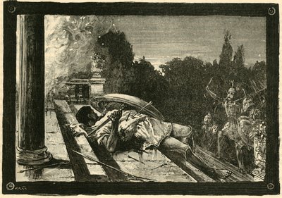 Tod des Alkibiades, 1890 von Unbekannt