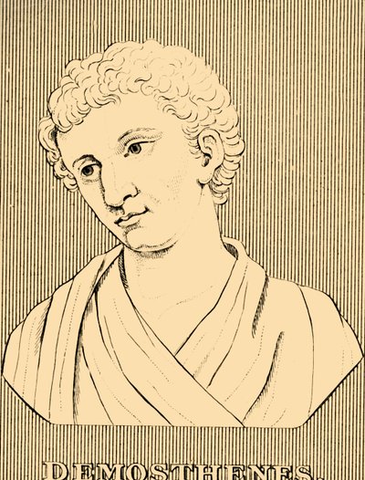Demosthenes, 384-322 v. Chr., 1830 von Unbekannt