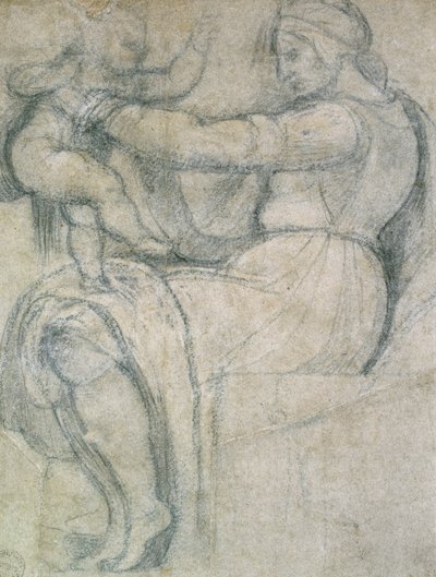 Detail der Sixtinischen Decke, 1508-1512 von Unbekannt