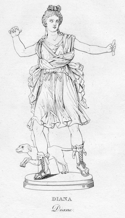 Diana Diane, um 1850 von Unbekannt